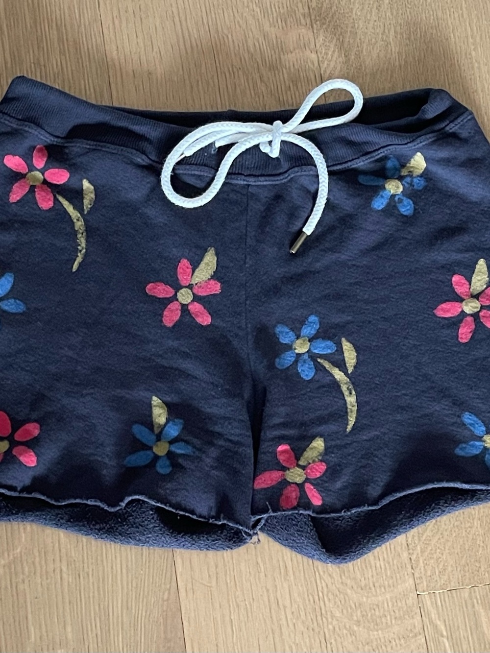 Floral Drawstring Sweatshorts